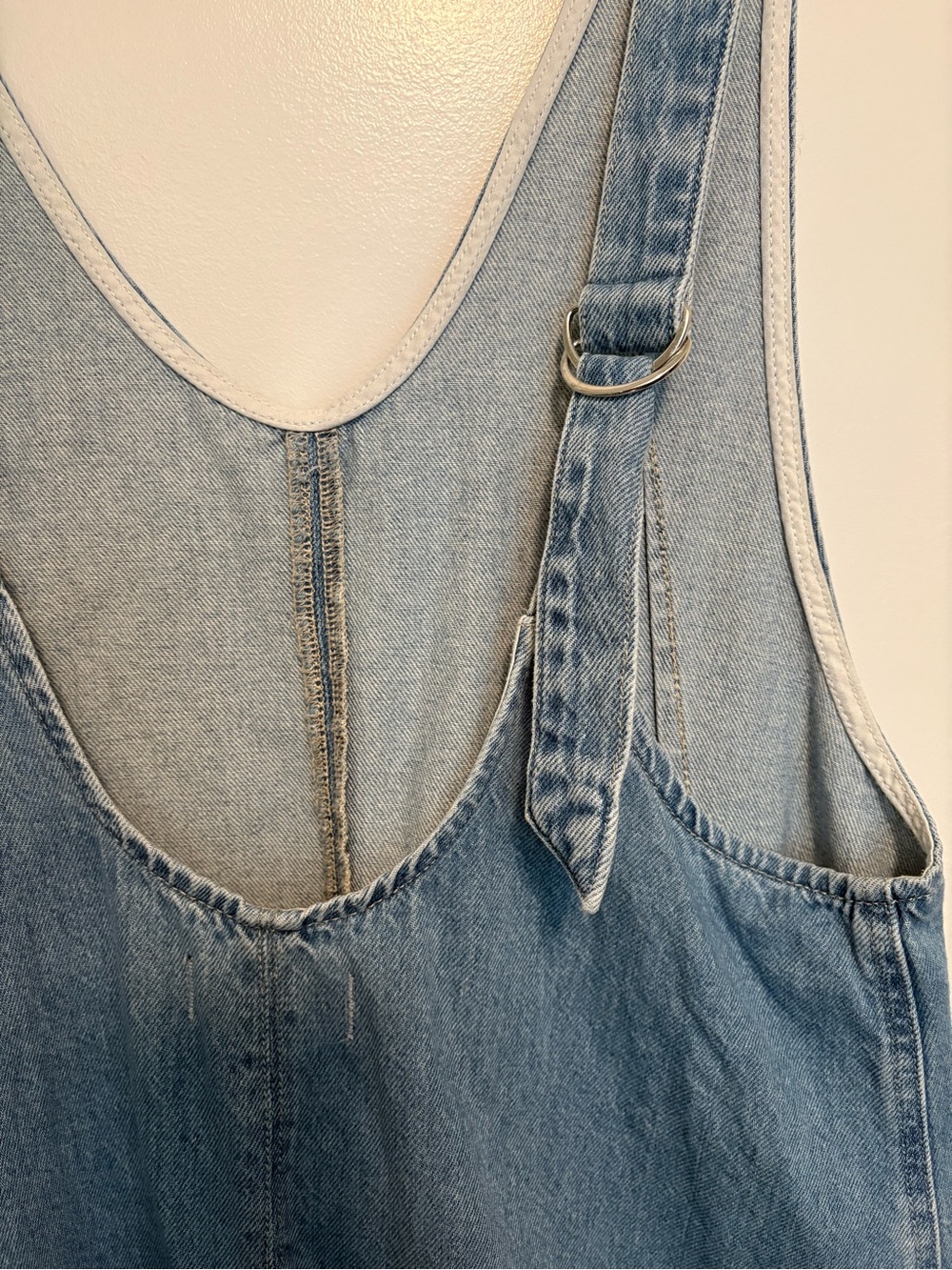 FREE PEOPLE-WE THE FREE-DENIM OVERALLS - Picture 4 of 8